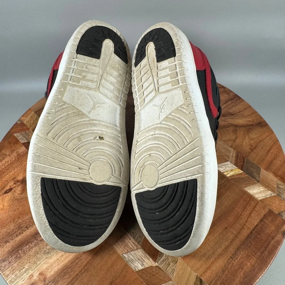 Jordan 1 Low Alt Bred Black Gym Red White Kids Sneakers DR9748-067‎ Size 2.5Y